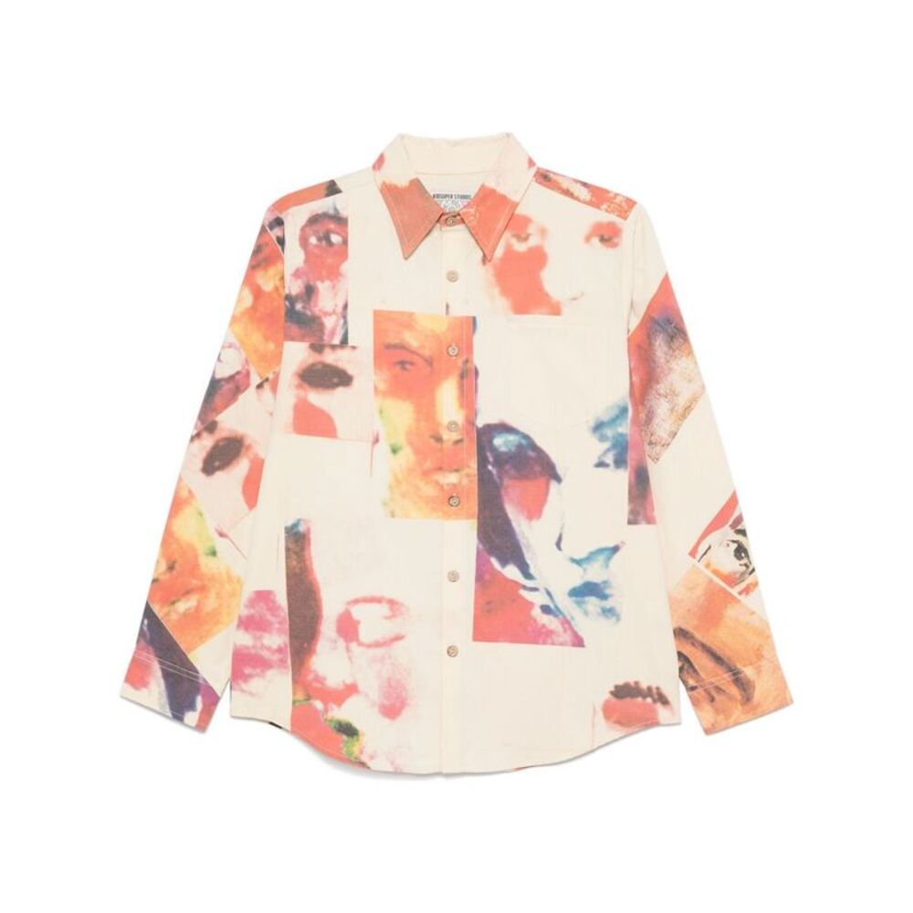 Kidsuper Men Collage Faces Shirt